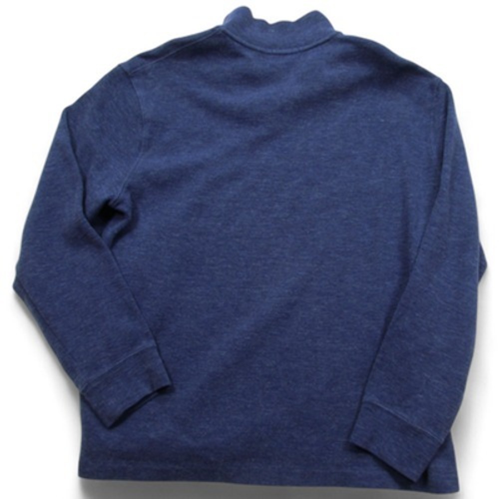 Polo Ralph Lauren Sweater Mens XL Blue Quarter Zip Pullover Red Pony Logo Casual - Picture 7 of 8